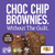 PB2 Pantry Chocolate Chip Brownie Mix - 16 oz Jar | Certified Vegan, Gluten Free, Non-GMO, 4g Plant Protein Per Brownie
