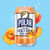 Polar Seltzer Water Georgia Peach, 12 fl oz cans, 18 pack