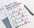 Weight Lifting Planning Stickers Colorful Dumbbell Exercise Planner Stickers Fitness Health Reminder Sticker for Women Men Health & Wellness Scrapboo