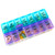 Weekly Pill Organizer - 7 Day AM/PM Twice a Day | Pills Planner Case with Large Compartment | BPA Free Travel Medicine Box for Medication, Vitamins &