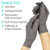 Vive Compression Arthritis Gloves - Comfortable Fit for Men and Women - Full Finger Support for Rheumatoid, Osteoarthritis, Hand Pain, Arthritic Join