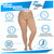 Made in USA - Womens Opaque Compression Tights 20-30mmHg for Circulation - Graduated Compression Hose for Varicose Veins, Lymphedema, Pain Relief - B