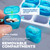 Monthly Pill Organizer - 31 Day Pill Organizer with Large Removable Medication Pods, Portable Pill Case Box and Holder for Daily Medicine and Vitamin