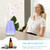 Homeweeks Diffusers, 100ml Colorful Essential Oil Diffuser with Adjustable Mist Mode, Auto Off Aroma for Bedroom/Office/Trip (100 ML 1 Pack)