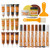 REALINN Wood Furniture Repair Kit- Set of 28 - Touch Up Markers, Fillers with Wood Putty - Repair Scratch, Cracks, Hole, Discoloration for Wooden Doo