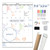 JJPRO Large Dry Erase Calendar for Wall 38"x26"- Laminated One Month Giant Whiteboard Wall Calendar - Vertical Blank Monthly Calender,Erasable 30 Day