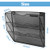 TSDRBWO 3 Tier Hanging Wall File Holder, Metal Mesh File Organizer, Mail Organizer, Wall Mounted Magazine Storage Rack, Magazine Holder Vertical Wall
