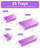 BiuLeon 25 PCS Plastic Drawer Organizers Set, 4-Sizes Vanity and Makeup Organizer, Desk and bathroom Drawer Organizer Trays, Organizers and Storage f