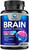 Brain Memory Supplement - 3X Strength Nootropics for Concentration, Clarity & Focus Support - Brain Health Cognitive Vitamins with Bacopa, Phosphatid