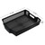 Qqbine Stackable Kitchen Office Desk File Basket Trays, Black, 6 Packs