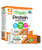 Orgain Organic Vegan Protein Bars, Peanut Butter - 10g Plant Based Protein, Low Calorie Healthy Snacks, No Lactose or Soy Ingredients, Gluten Free, N