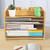WKWKER 5-Tiers Bamboo File Organizer Paper Organizer Mail Sorter Document Letter Trays Desk Organizer with 4 Dividers for Office Home Study Desk Stor