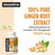 STAY ALIVE Pure Ginger Root Capsules 1000mg, 10:1 Extract Powder with 5% Gingerols, 120 Pills, Extra Strength Root Powder, Vegan, Non-GMO and Gluten-