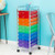 Honey-Can-Do CRT-02214 Rolling Office Organizer, 10-Drawer,Multicolored