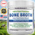 YounGlo Research - Bone Broth Beef Protein Powder - 1.25 lb / 20 oz, Unflavored - Made in USA - High Collagen & Gelatin from Grass Fed Bovine - Nutri