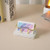 BAOHD Marble Business Card Holder for Desk, Modern Gold Business Card Display Holder Stand, Desktop Organizer Accessories for Women & Men