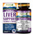 Liver Cleanse Detox & Repair  28-in-1 Liver Support - Milk Thistle Dandelion NAC Alpha Lipoic Acid Artichoke & Reishi Chaga Turkey Tail Mushroom  A