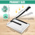 Paper Cutter with Corner Rounder,Paper Clips, Binder Clips and Push Pins Set,12" Heavy Duty Guillotine 18 Sheet Capacity - Metal Base Paper Trimmer w