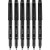 6 PENS Pilot Bravo Liquid Ink Marker Pen, Bold Point, Black (PIL11034)