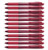 Pentel EnerGel-X Retractable Liquid Gel Pen (1.0mm) Metal Tip, Red Ink, Box of 12 (BL110-B)