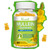 Vazatisi Mullein Gummies, Mullein Leaf Extract with Bromelain, Quercetin, Pine Bark Support Lung Cleanse for Healthy Breathing, 60ct