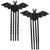 Bat Hair Clips 2pcs Halloween Hair Combs,Bat Side Comb Alloy Headpiece Hair Hairpin Combs Hair Accessories for Girls Woman Girl Hair Clips