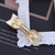 Iaceble Metal Bow Hair Clip Bow Knot Side Clip Hairclip Minimalist Gold Hair Barrette Bow Shape Hairclip Head Clip Decorative Hair Accessories for Wo