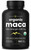 NutraChamps USDA Organic Maca Root Capsules for Women & Men, 2100mg, 180 Capsules, Black, Red & Yellow, Peruvian Maca Peruana, Extra Strength Pure Pr