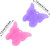 DEEINN Hair Clips, 50 Pcs Butterfly Pastel Hair Clips Mini Cute Accessories for Hair 90s Girls Women, Matte Colors
