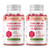 Vitamatic Chromium Picolinate 1000 mcg - 90 Gummies - High Potency Chromium - Raspberry Flavor (Total 180 Gummies) 2 Packs