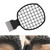 Hair Styling Comb Black Hair Curling Sponge Tin Foil Iron Men's Hairstyle Beauty Salon Styling Comb Black