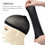 Rose bud 4 Pieces Stocking Wig Caps Stretchy Nylon Wig Caps Black