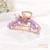 Fashey Pearl Claw Clips Purple Rhinestone Hair Claw Pearls Hair Hair Accessories for Women (1 Pcs)