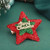 Latious Christmas Star Hair Clips Xmas Hair Barrettes Santa Hair Pins Snowman Hair Accessories for Women and Girls (2 Pieces)
