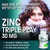 Bronson Zinc Triple Play 30 mg Triple Coverage Immune Support with Zinc Acetate, Picolinate & Orotate - Immune, Antioxidant & Skin Health Support - 1