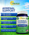aSquared Nutrition Adrenal Support & Cortisol Manager Supplement (120 Capsules)-Adrenal Health w/Vitamin C Complex Pills to Support Fatigue & Stress