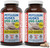 Yerba Prima Psyllium Husks Veg Caps, 400 Capsules (625mg) (Pack of 2) - Vegan, Non-GMO, Gluten Free, Colon Cleanser, Daily Fiber Supplement for Gut H