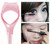 2PCS Pink Plastic Makeup Upper Lower Eye Lash Mascara Applicator Guard With Lah Comb Eyelashes Curlers Applicators