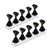 Treamlyn 10Pcs Nail Stand for Press on, Fake Acrylic Nail Stand, Nail Display Practice Stands with Magnetic Base, Nail Tip Holders for Salon and Home