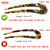 3PCS U Shaped Hair Pins For Girls Hairstyle, Acetate French Style Hair Pin Fork, Vintage Thicker Hair Clips 4.7 (Chic)