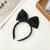Bowknot Headband for Women Bows Headbands for Hair Accessories Hair Bows for Girls Hair Hoops Bowknot Hair Bands for Christmas Birthday Cosplay Red