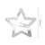WLLHYF 10 Pieces Metal Star Snap Hair Clips Silver Cute Small Hair Barrettes Non-slip Hollow Out Stars Hairclips for Kids Girls Women Hairpin Lovely