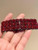 2Pcs Red Rhinestones Snap Korean Style Hair Clips,Rectangular Hairpins Shiny Luxury Hairpins Wedding Rhinestone Hair Clips BB Clips Barrettes for Wom