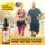 Glucosamine Chondroitin MSM Liquid Drops FSA-HSA - Joint Support Supplement for Mobility, Flexibility & Bones Chondroitin Sulfate Supplement Turmeric