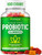 Probiotic Gummies for Adults and Kids Max Strength 5 Billion CFU | Organic Sugar Free Gummies for Digestive Health | 100 Count Vegan Gluten Free Chew
