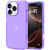 JJGoo Compatible with iPhone 16 Pro Case Clear, Soft Transparent TPU Cover, Slim Thin Shockproof Phone Case for iPhone 16 Pro 6.3-Inch, Purple