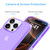 JJGoo Compatible with iPhone 16 Pro Case Clear, Soft Transparent TPU Cover, Slim Thin Shockproof Phone Case for iPhone 16 Pro 6.3-Inch, Purple