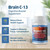 Brain C-13 Cognitive Booster Supplement by Zenith Labs - Natural Brain Health Support - Supports Memory, Focus, Concentration - Mental Clarity for Me