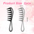 2 Pcs Wide Tooth Comb, Large Texture Combs Wide Tooth Curl Comb Shark Teeth Hairstyle Tool for Curly Wet Wavy Thick Hair Wigs Barber Salon, Women Men