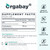 Orgabay Liposomal NAD+ Supplement 500 mg, High Absorption, Boost NAD+ with TMG 250 mg, Actual NAD Plus More Efficient Than Nicotinamide Riboside, Sup